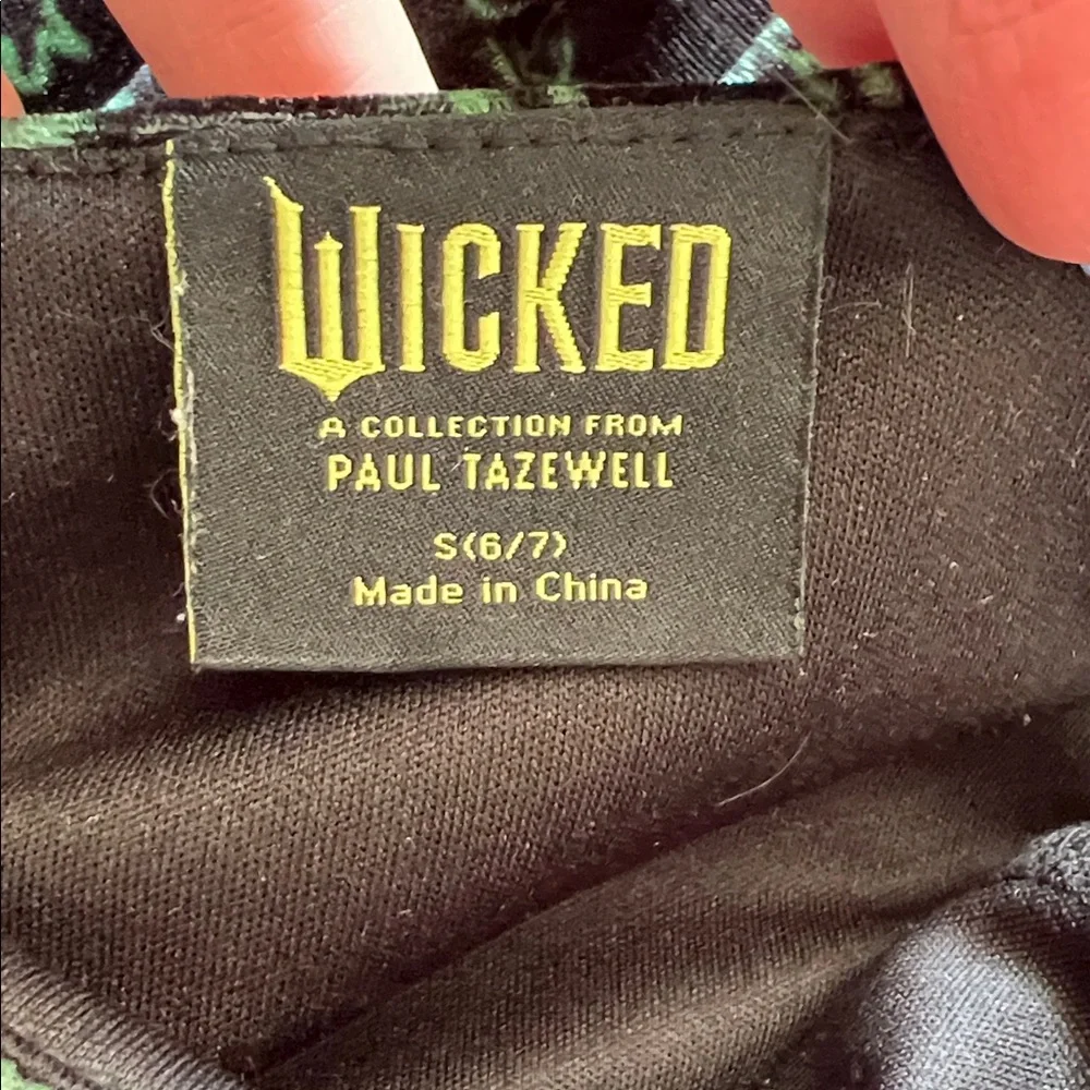 Wicked Collection Girl's Elphaba Velvet Dress Paul Tazewell Halloween Costume